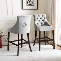 Safavieh Seth Tufted Wing Back Bar Stool (Set of 2) 