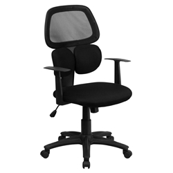 Black Mid-Back Task Chair