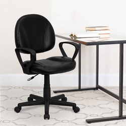 Black Mid-Back Task Chair