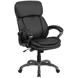 Black High Back Leather Chair