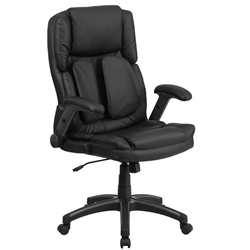 Black High Back Leather Chair