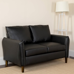 Black Leather Loveseat