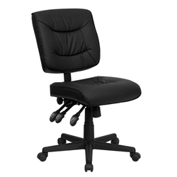 Black Mid-Back Task Chair