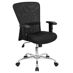 Black Mid-Back Task Chair