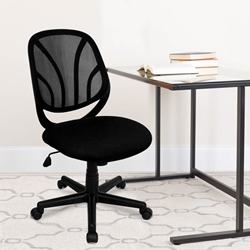 Black Mid-Back Task Chair