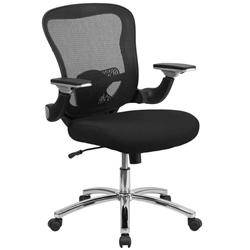 Black Mid-Back Mesh Chair