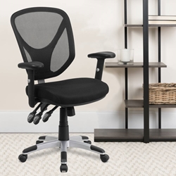 Black Mid-Back Task Chair