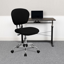 Black Mid-Back Task Chair