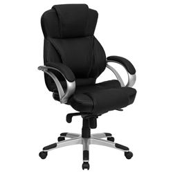 Black High Back Leather Chair