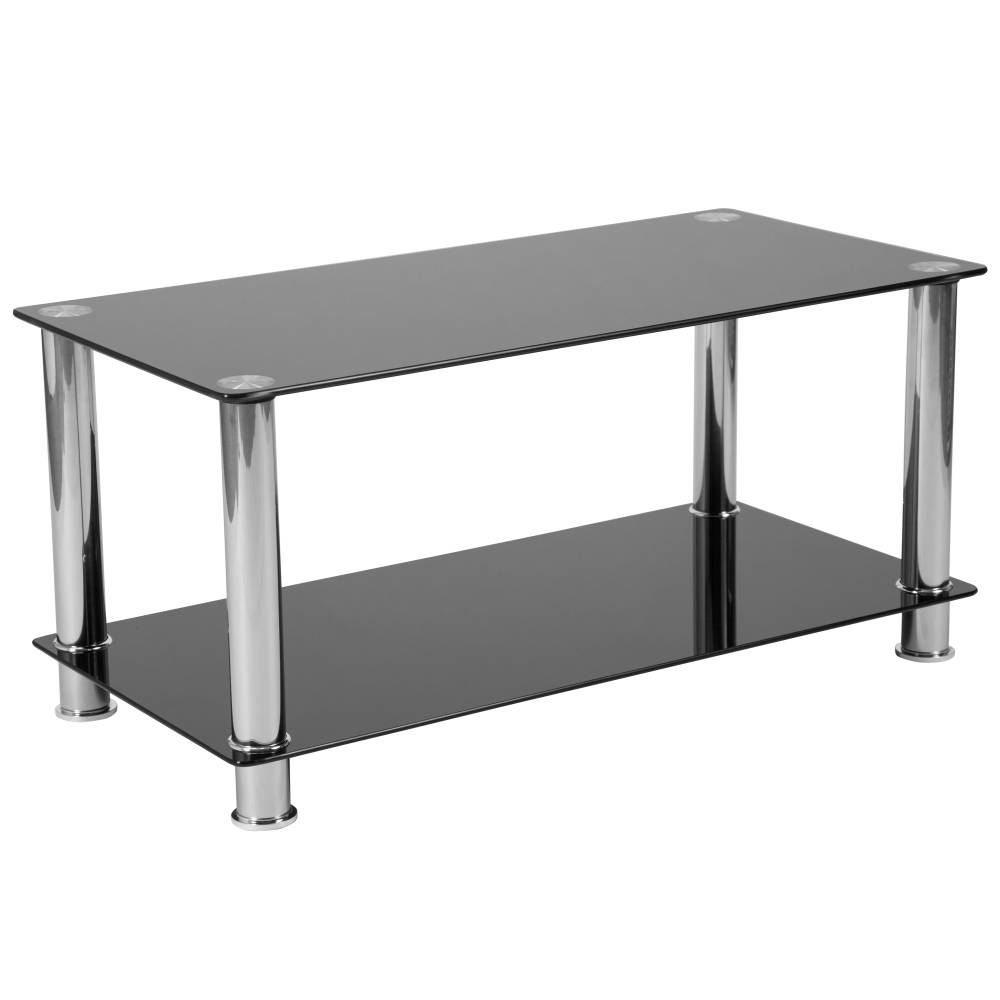 Black Glass Coffee Table