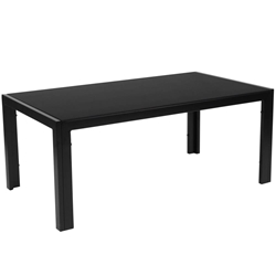 Black Glass Coffee Table