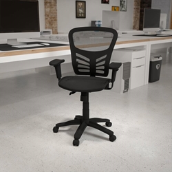 Black Mid-Back Mesh Chair