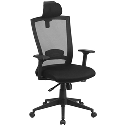 Black High Back Mesh Chair