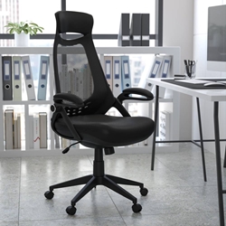 Black High Back Mesh Chair