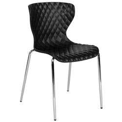 Black Plastic Stack Chair