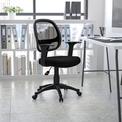 Black Mid-Back Task Chair