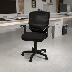 Black Mid-Back Task Chair