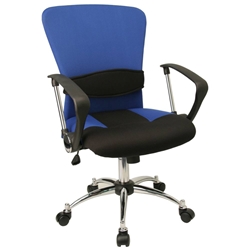 Blue Mid-Back Task Chair