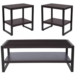 3 Piece Charcoal Table Set