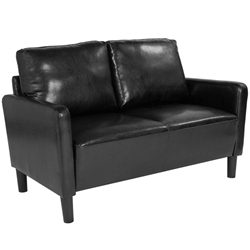 Black Leather Loveseat