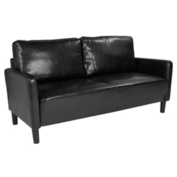 Black Leather Sofa