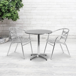 27.5RD Aluminum Table Set