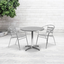 31.5RD Aluminum Table Set