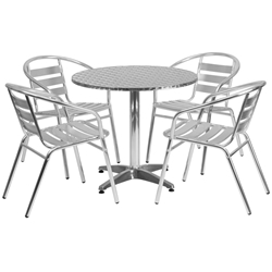 31.5RD Aluminum Table Set