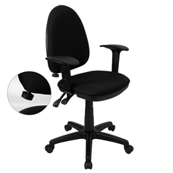 Black Mid-Back Task Chair