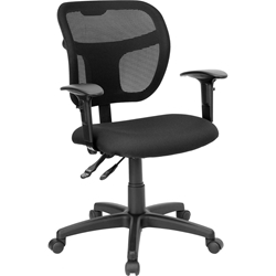 Black Mid-Back Task Chair