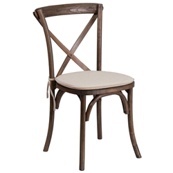 Early Amer. Cross Back Chair