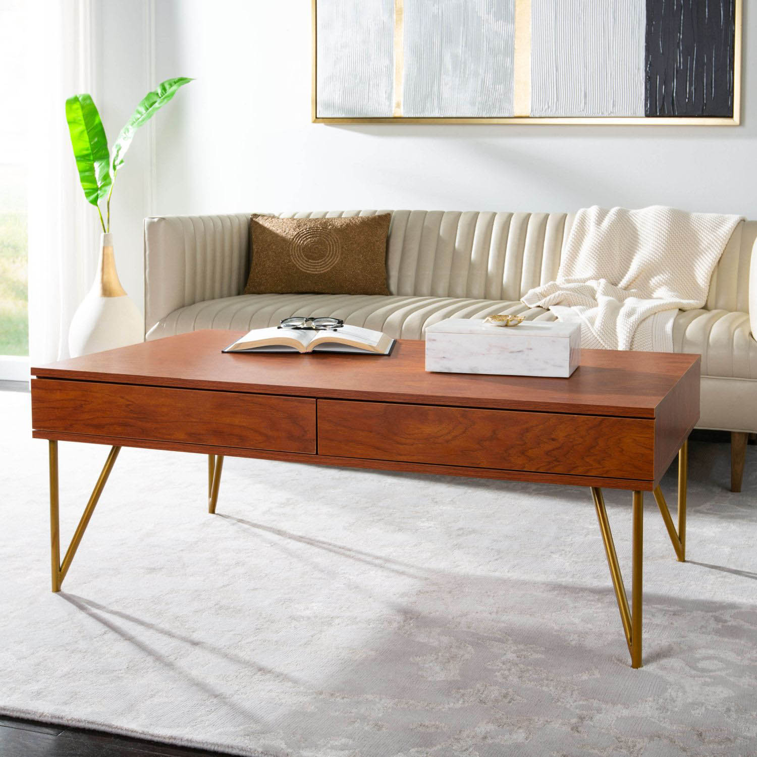 Rosalia Two Drawer Coffee Table