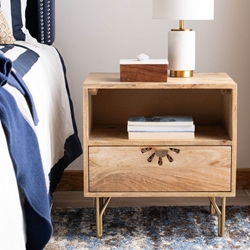 Kira 1 Shelf 1 Drawer Nightstand