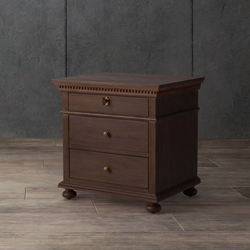 Edna 3 Drawer Nightstand