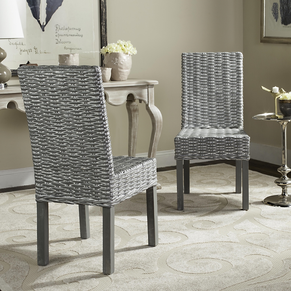 Yuri 18''H Rattan Side Chair