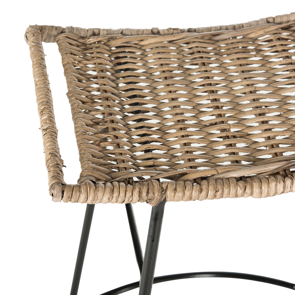 Norah Rattan Seat Bar Stool