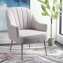 Kiana Accent Chair - Light Grey