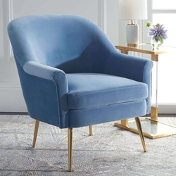 Geode Accent Chair - Light Blue