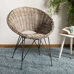 Adalee Rattan Accent Chair - Grey Wash