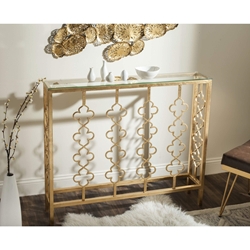 Arrington Console Table - Gold