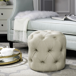 Abigail Ottoman - Beige