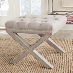 Maddox Ottoman - Taupe