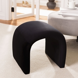 Amiela Ottoman - Black