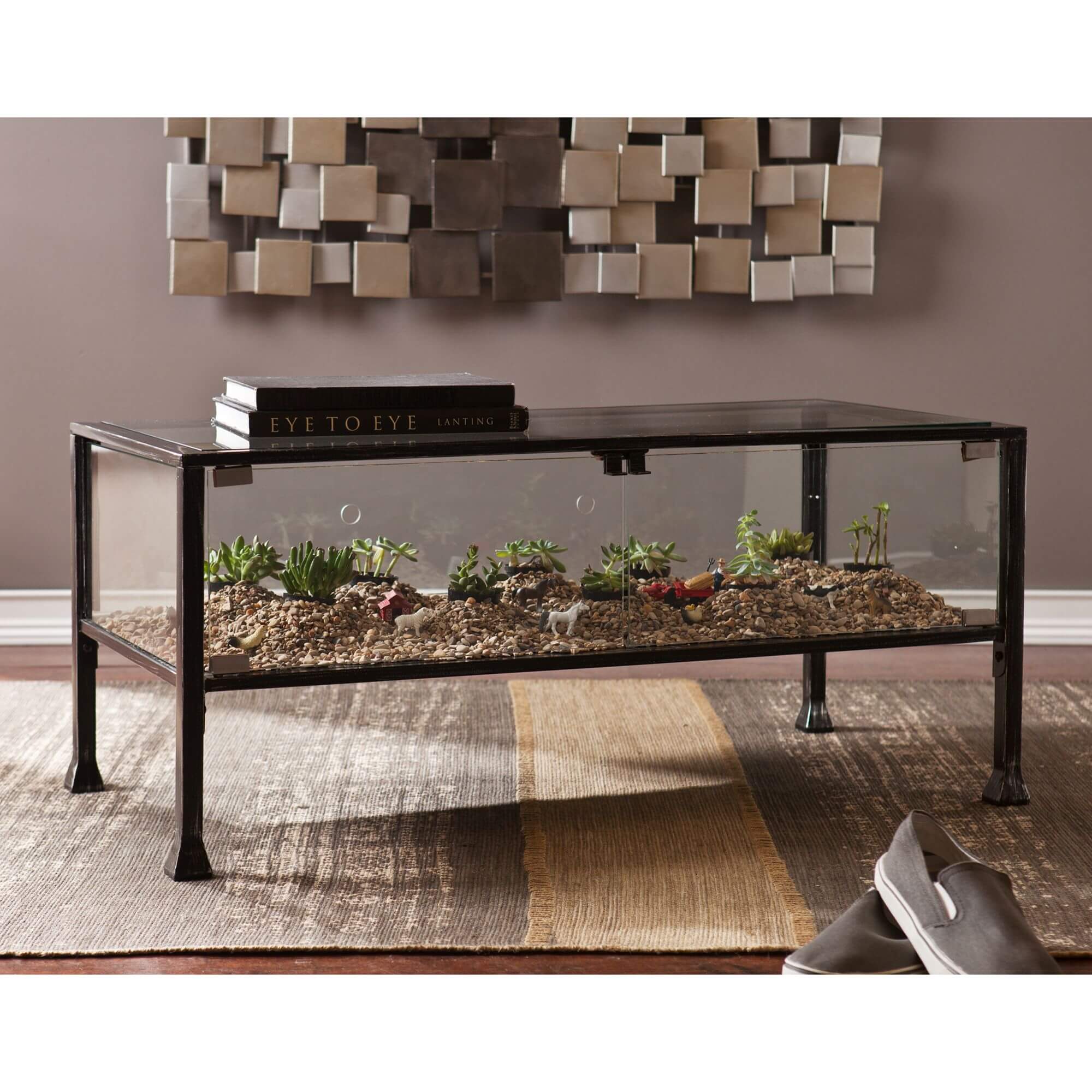 Terrarium Display Cocktail Table