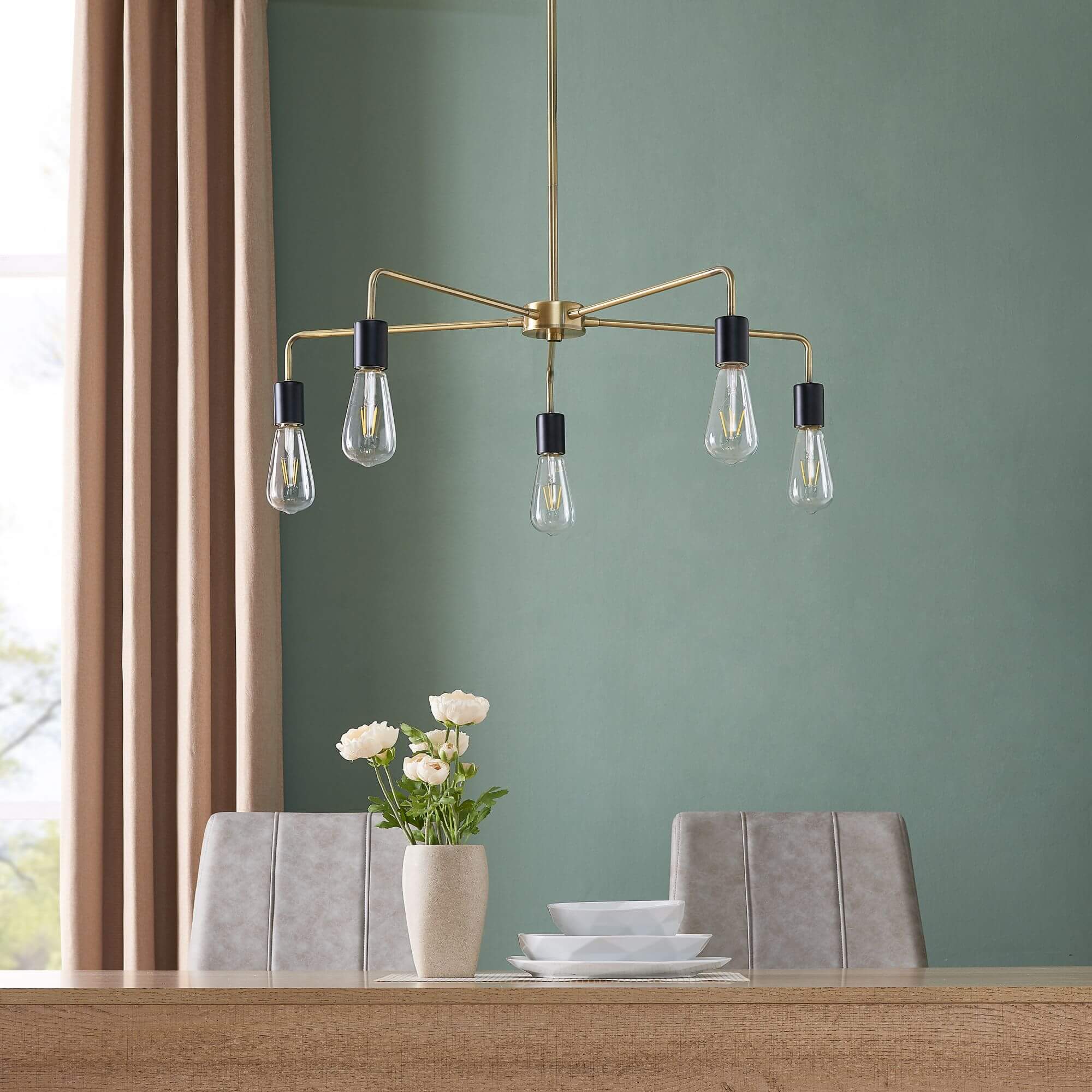 Harston 5-Light Spider Chandelier