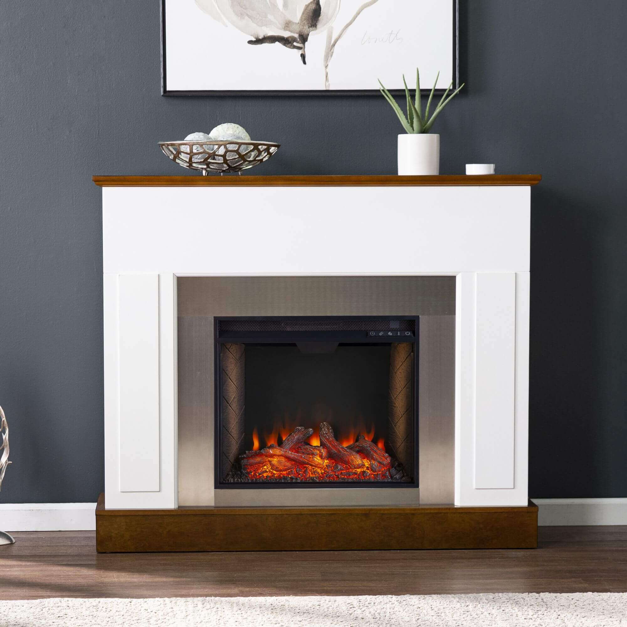 Eastrington Industrial Smart Fireplace