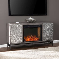 Hollesborne Smart Fireplace with Media Storage