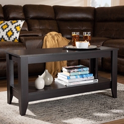 Baxton Studio Elada Modern and Contemporary Wenge Finished Wood Coffee Table